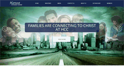 Desktop Screenshot of harvestchristiancenter.com
